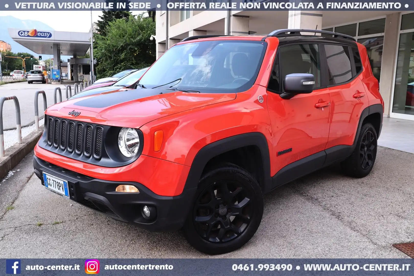 Jeep Renegade 2.0 Mjt 4WD AT9 Trailhawk GANCIO Arancione - 2