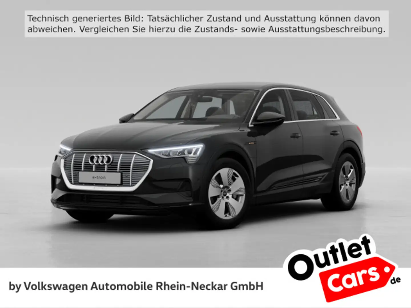 Audi e-tron quattro LED Navi Automatik Klima PDC uvm Schwarz - 2