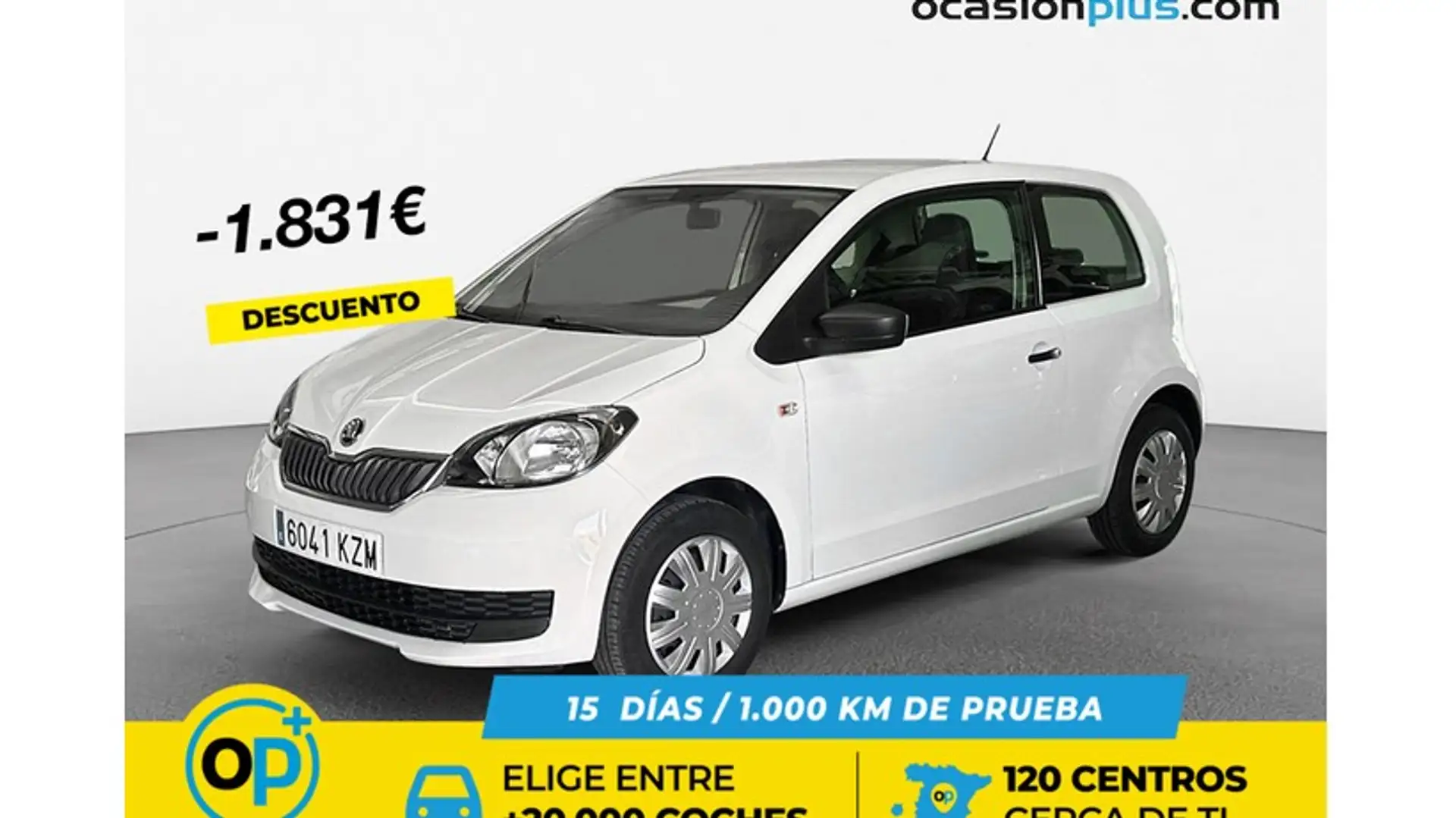 Skoda Citigo 1.0 MPI Active 44kW Blanco - 1