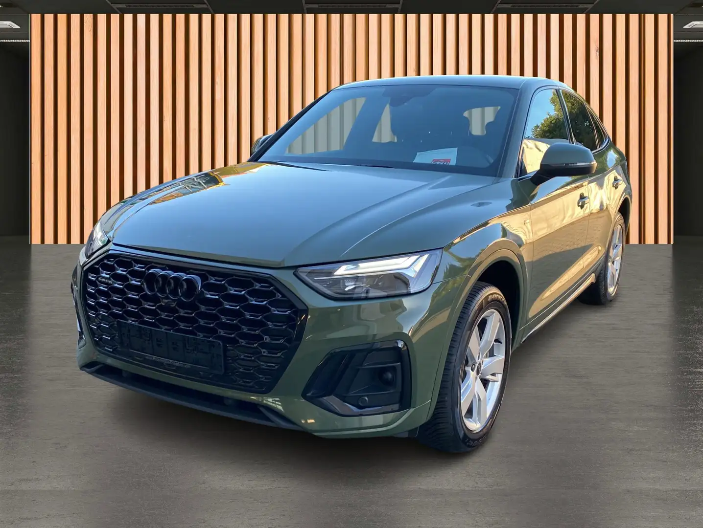 Audi Q5 40 TDI quattro S line Sportback*LED*Leder Grün - 2