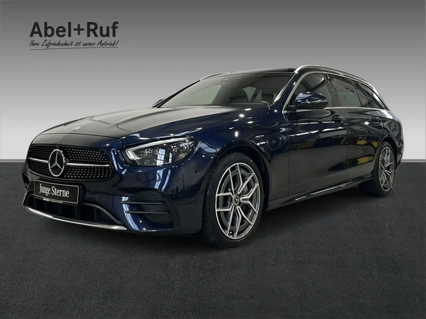 Mercedes-Benz E 400 d 4M T AMG+MULTI+DISTRO-PLUS+Pano+AHK+360° Azul - 1