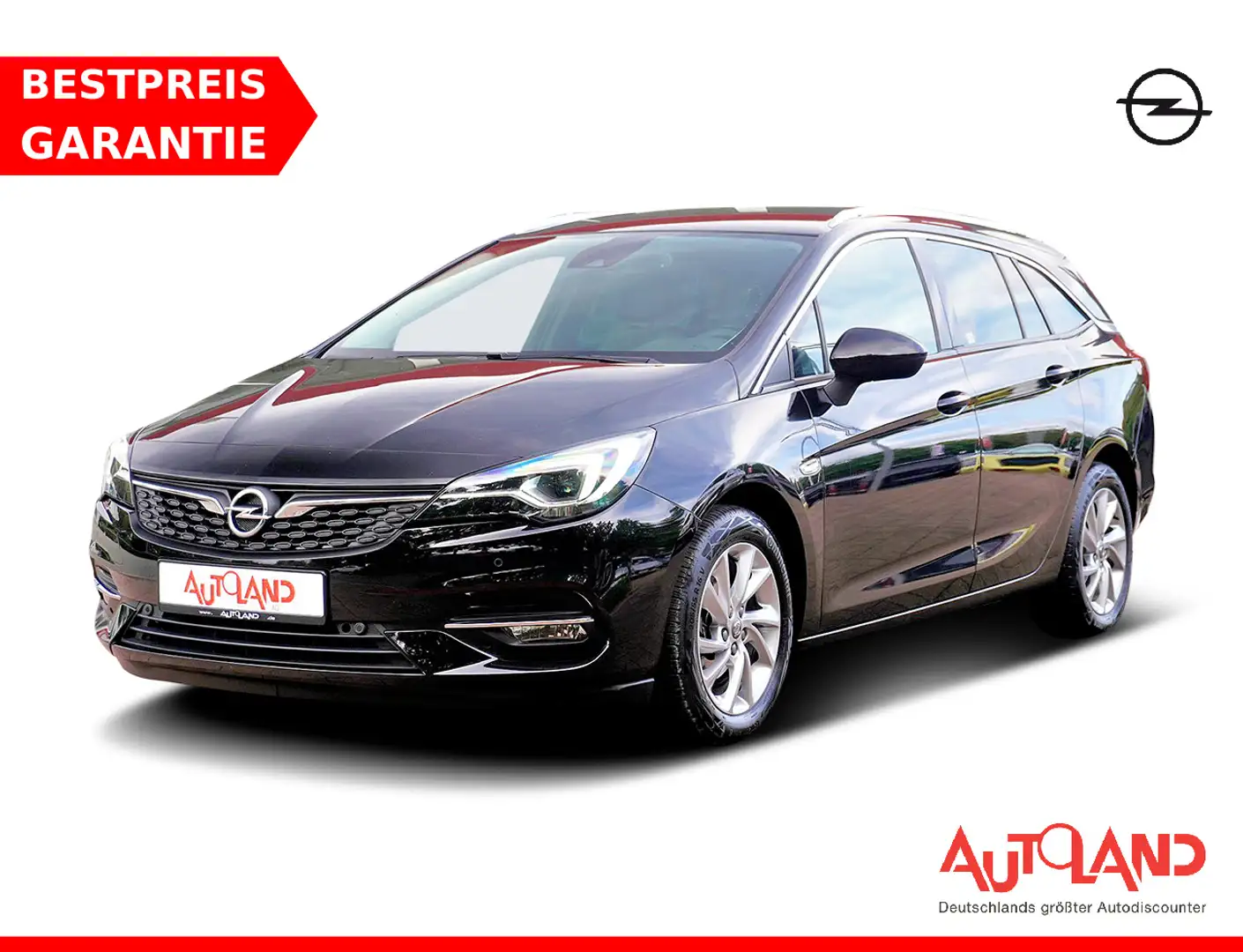 Opel Astra K ST 1.2 Elegance LED Navi Kamera AHK Noir - 1