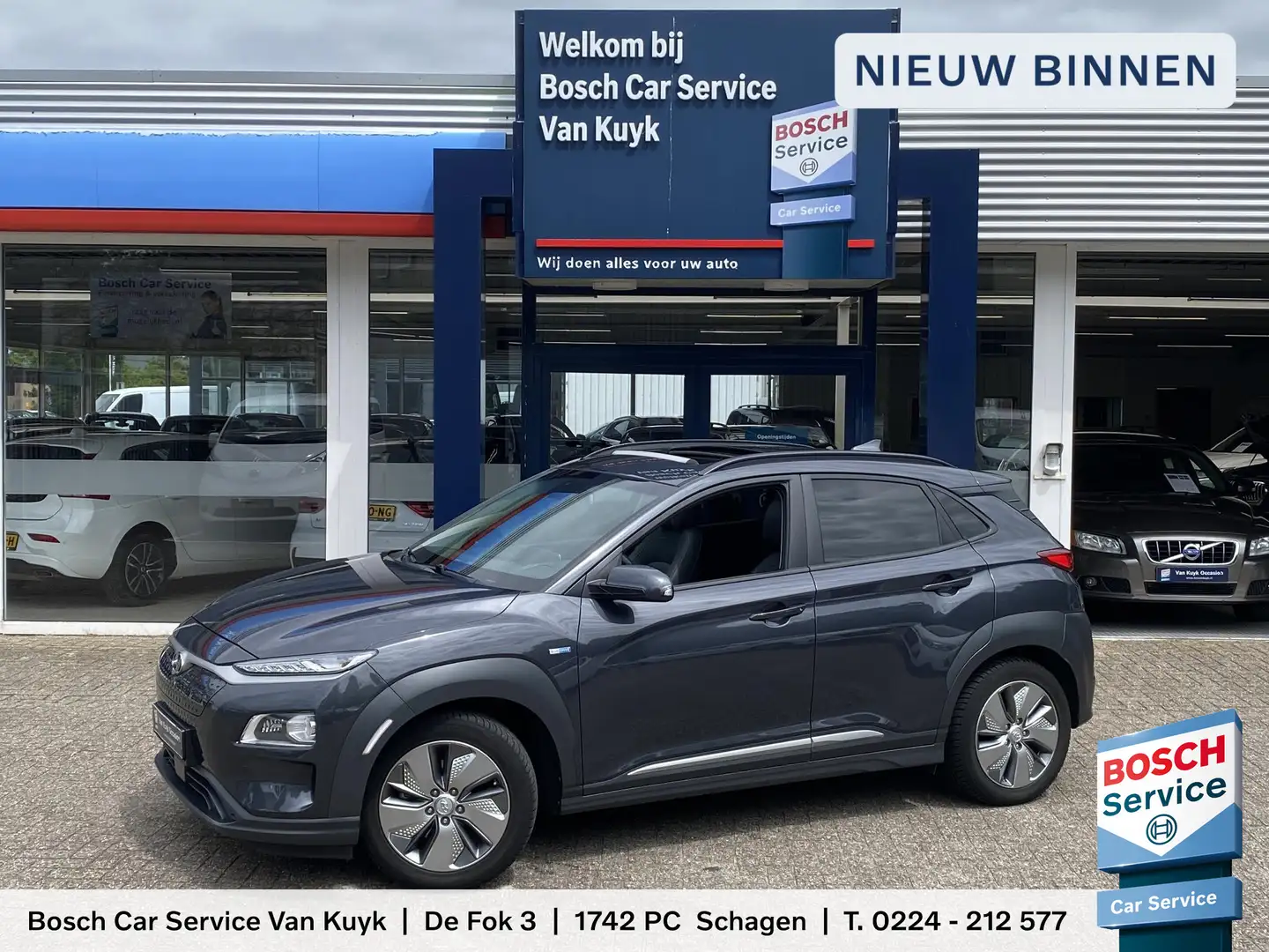 Hyundai KONA EV Premium 64 kWh Grigio - 1