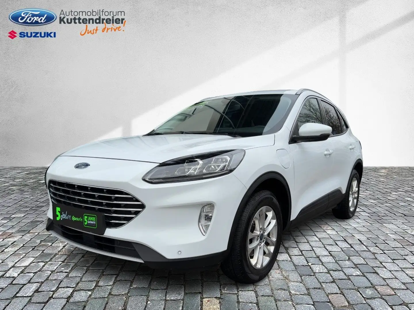 Ford Kuga 2.5 Duratec PHEV Titanium X AHK+LED+Navi+LM Weiß - 2