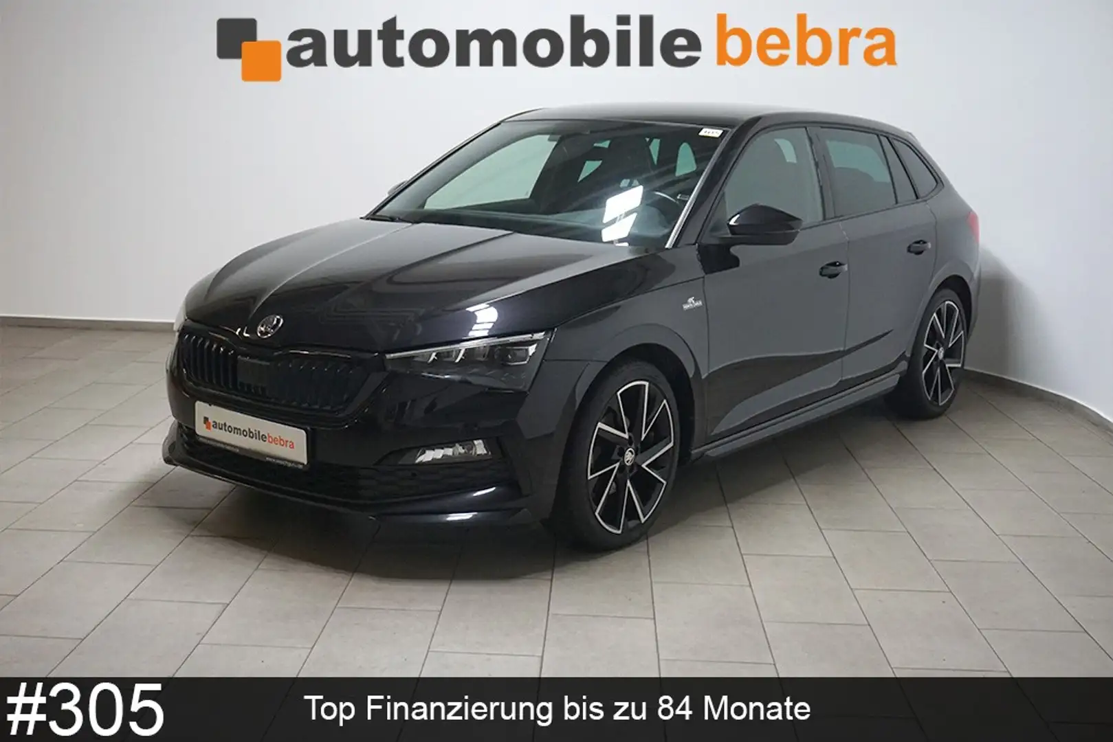 Skoda Scala 1.5TSI DSG Monte Carlo Virtual Pano Navi Zwart - 1