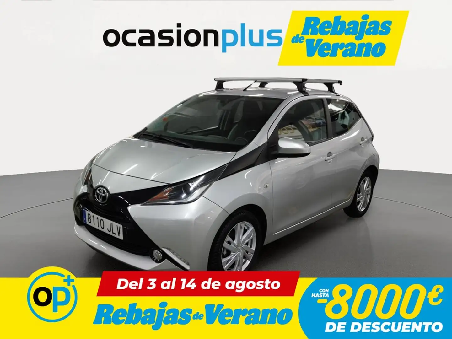 Toyota Aygo 1.0 VVT-i x-play Gris - 1