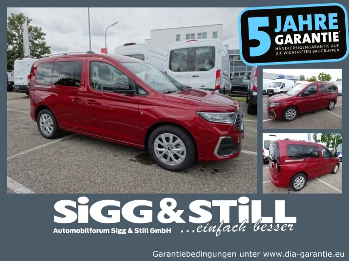 Ford Tourneo Connect Titanium L1 IACC*BLIS*KLIMAAUT Rot - 1
