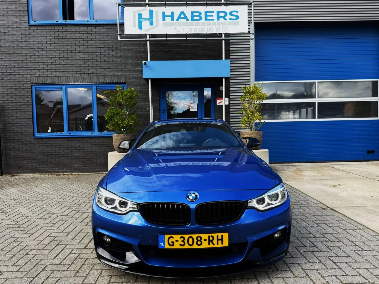 BMW 428 4-serie Coupé 428i High Executive 245PK|Navi|M-Pak Blauw - 2