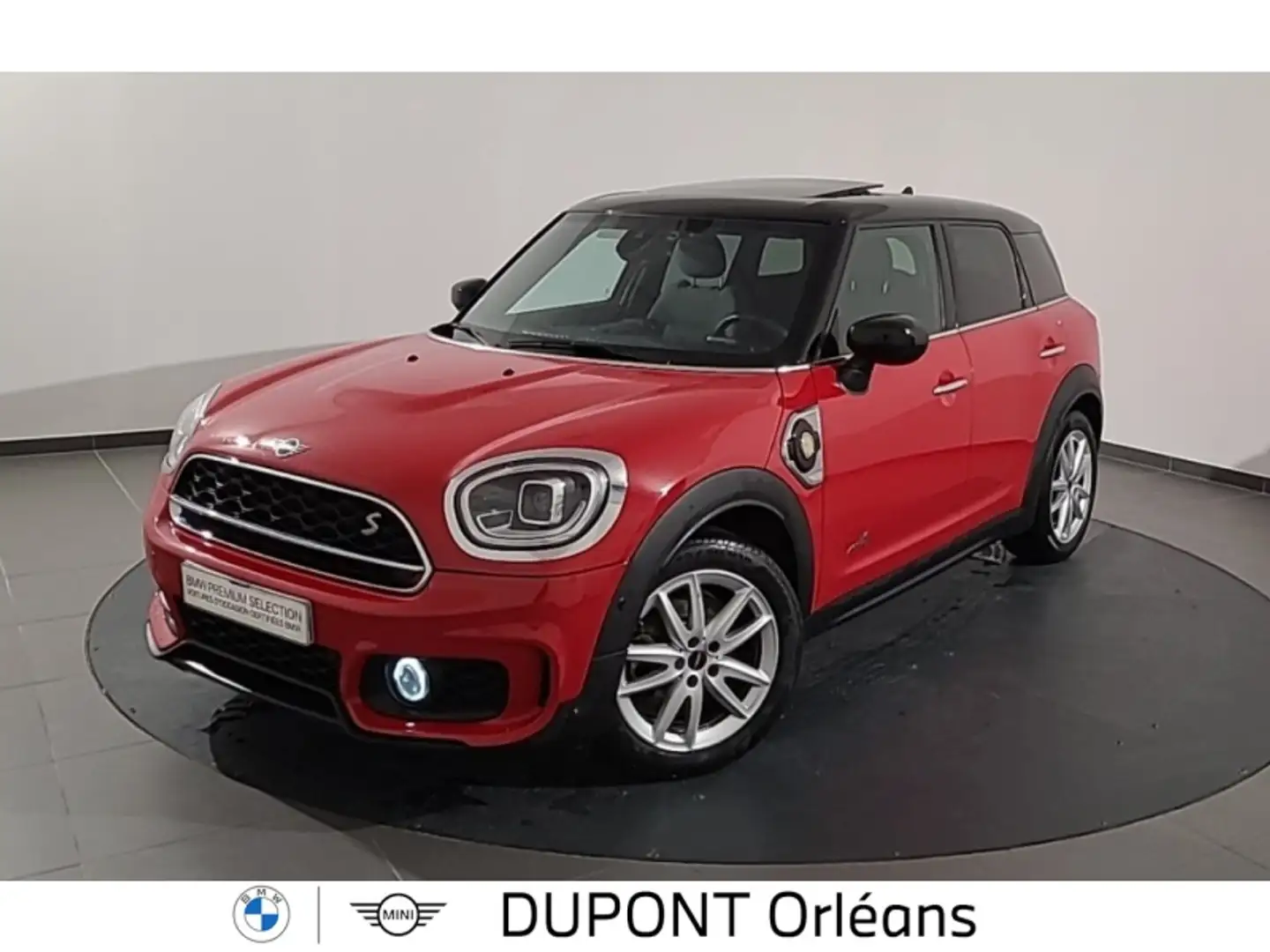 MINI Countryman C Cooper SE 125ch + 95ch JCW ALL4 BVA6 Rouge - 1