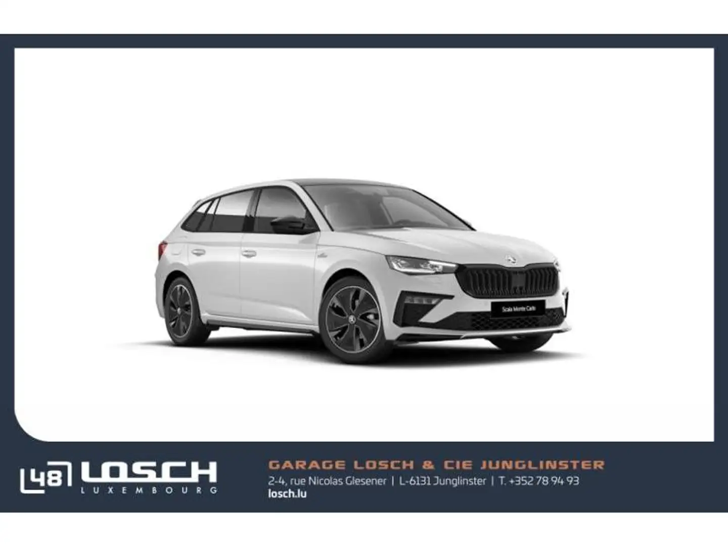 Skoda Scala Monte Carlo 1.0 TSI 85 kW/115 Blanc - 1