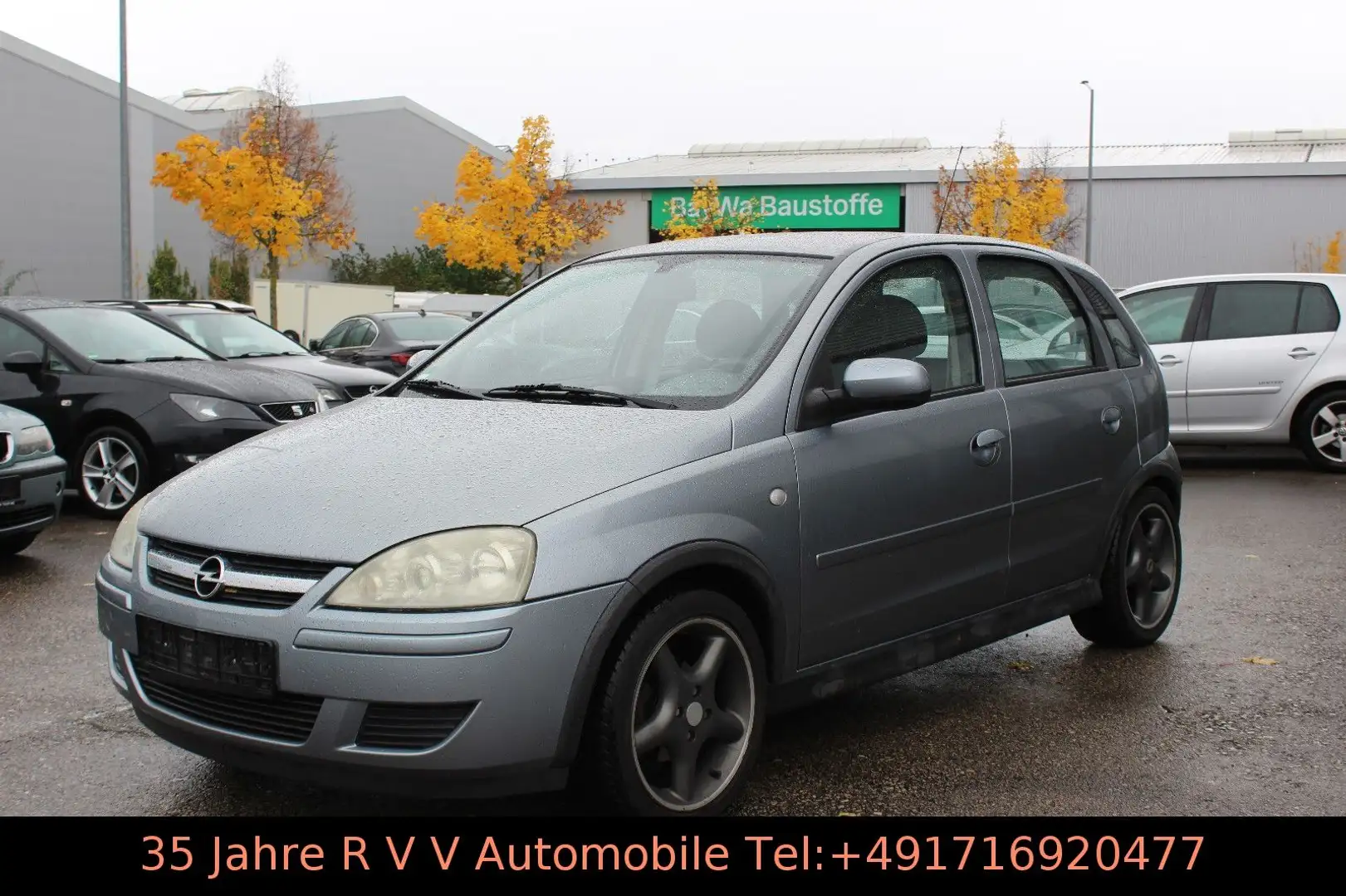Opel Corsa C 1.2 Edition, Alu, Klima, TÜV neu Silber - 1