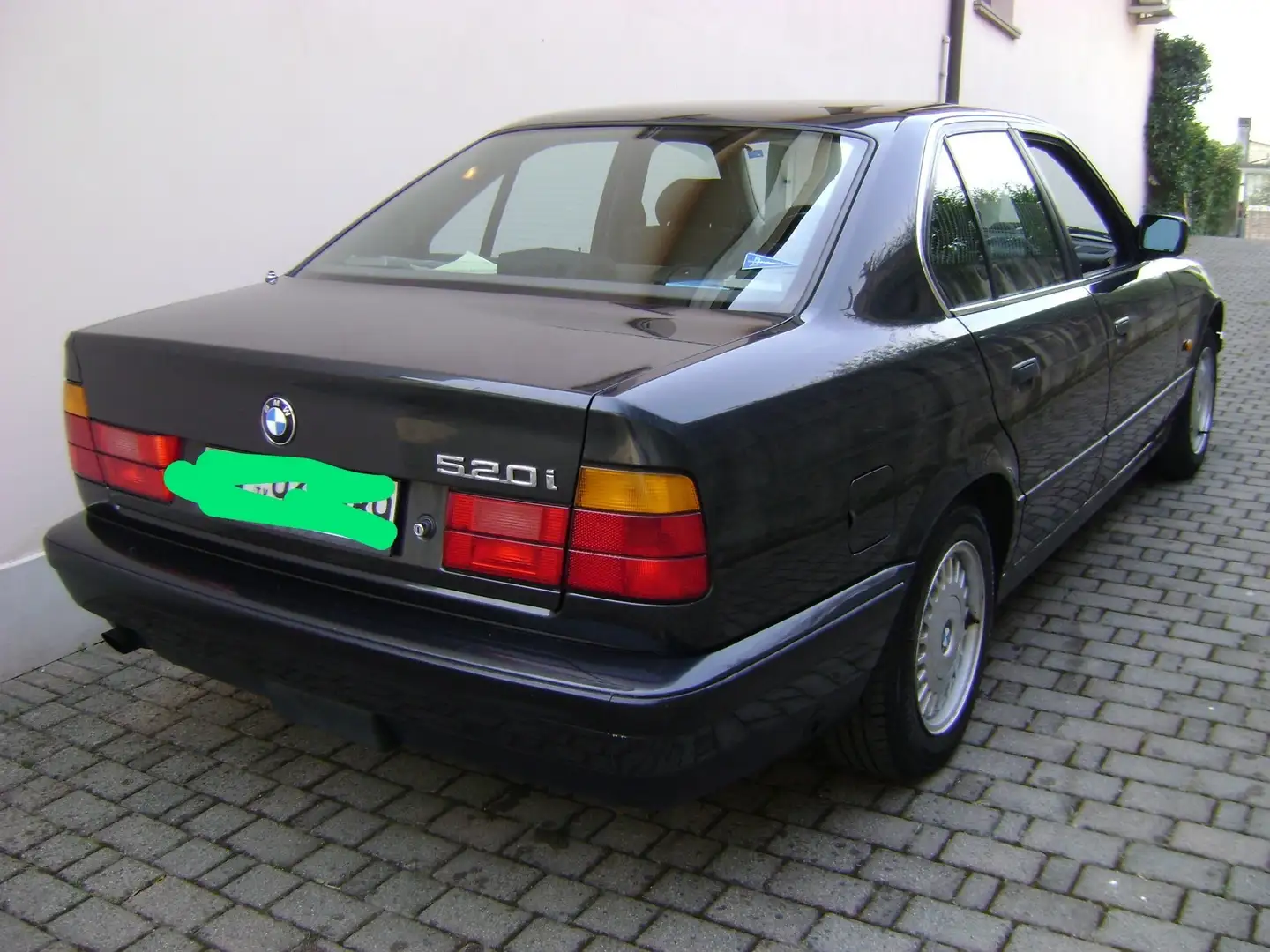 BMW 520 520i 24v ASI clima bizona, tettuccio elettrico. Negru - 2