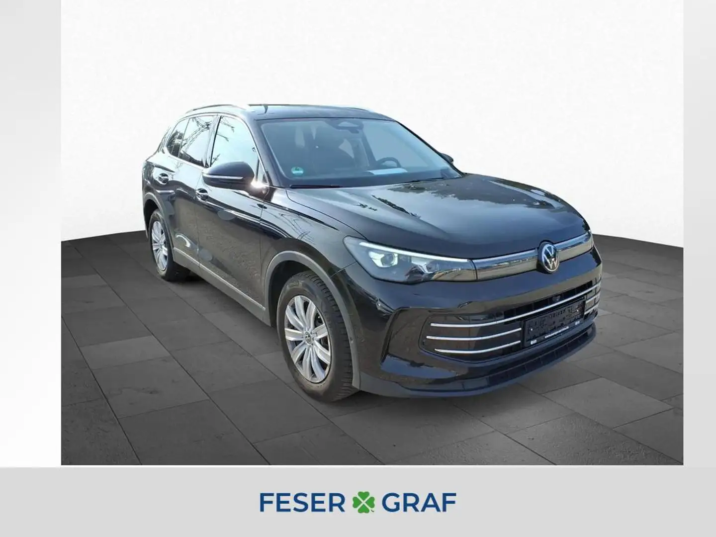 Volkswagen Tiguan 1.5 eTSI DSG ELEGANCE HD-MATRIX ACC KAM Schwarz - 1