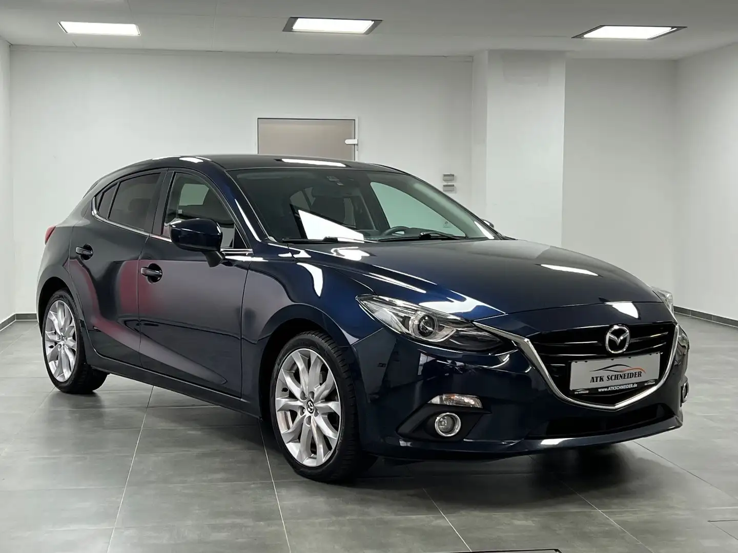 Mazda 3 Lim. Sports-Line/NAVI/HUD/SHZ/PDC/TEMP/MFL Blau - 1