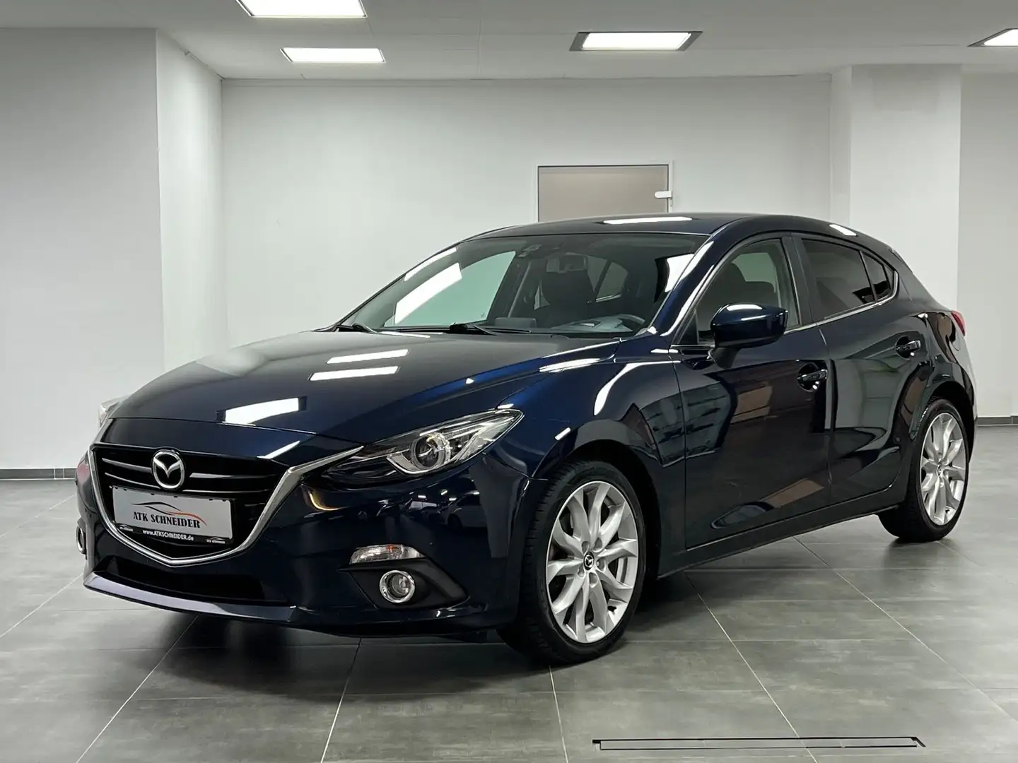 Mazda 3 Lim. Sports-Line/NAVI/HUD/SHZ/PDC/TEMP/MFL Blau - 2