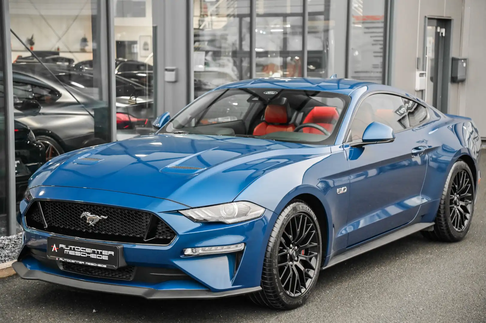 Ford Mustang 5.0 Ti-VCT V8 GT Aut. Navi* Premium 2* Bleu - 2