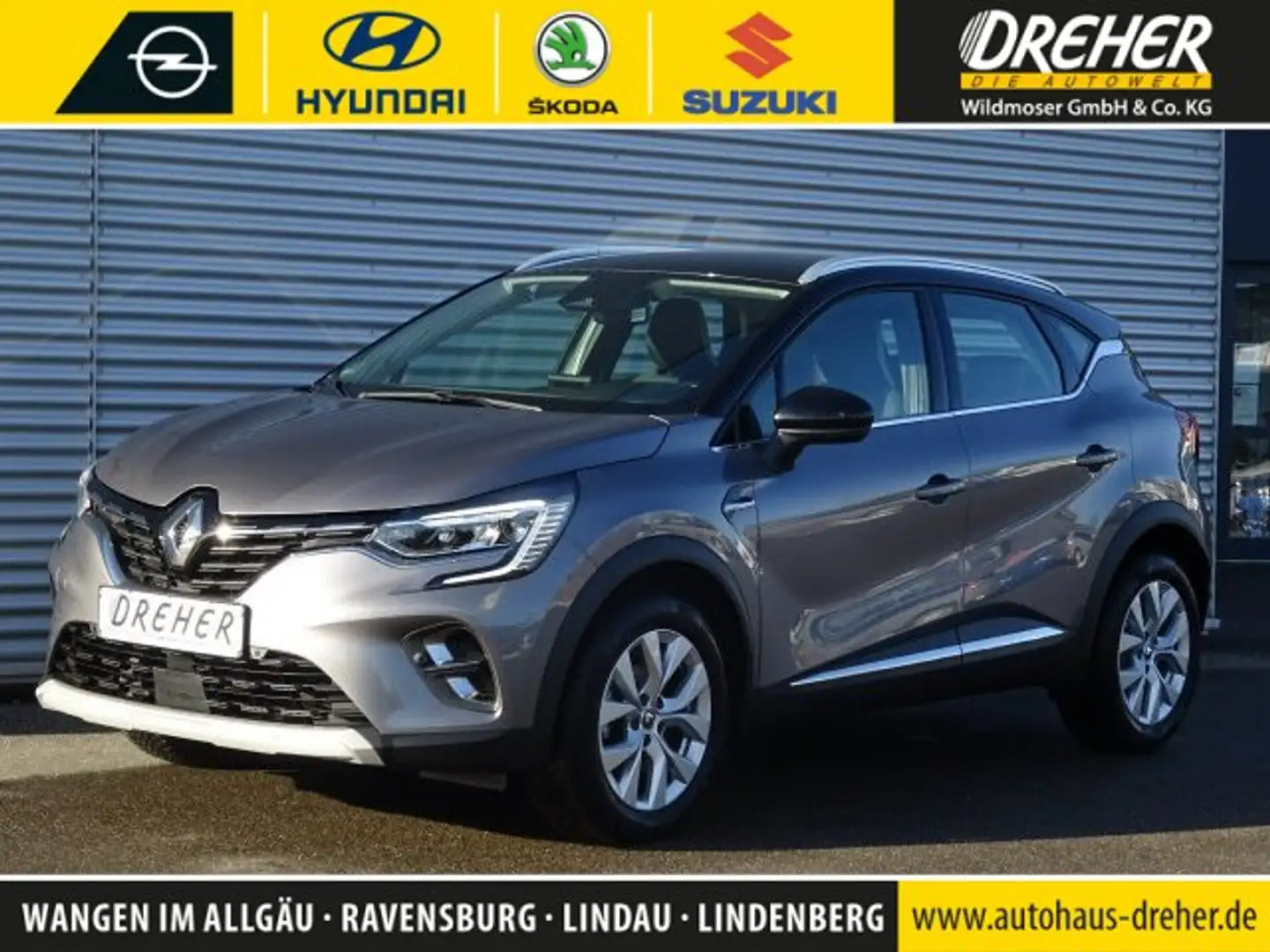 Renault Captur Captur II 1.3 TCe 130 Intens GPF LED/Kamera/LM Gris - 1