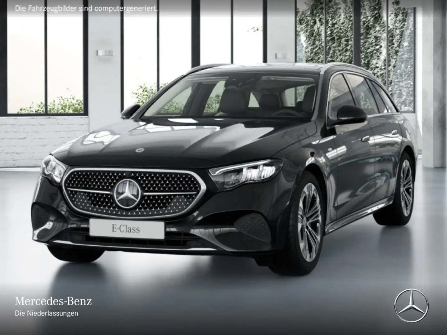 Mercedes-Benz E 300 de T 4M Hybrid Avantgarde Fahrass Pano LED Schwarz - 2