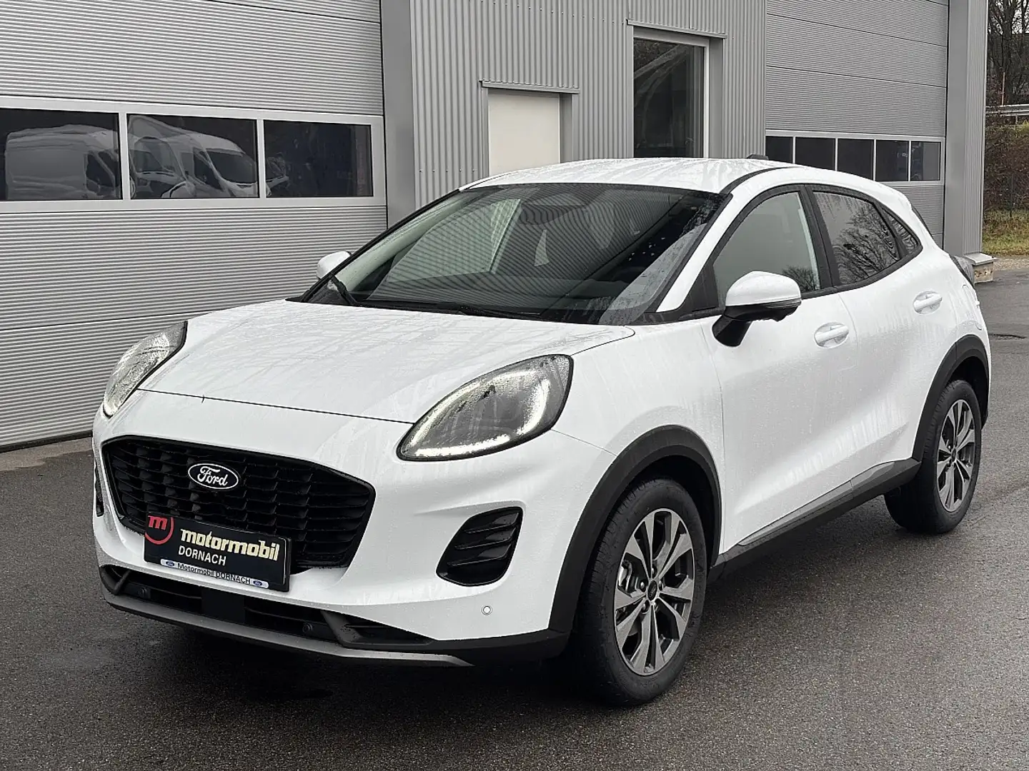 Ford Puma 1,0 EcoBoost Hybrid Titanium Weiß - 1