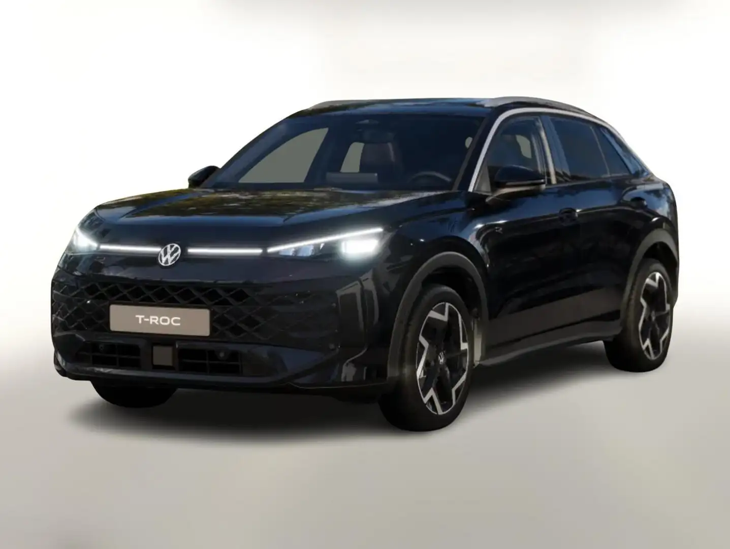 Volkswagen T-Roc R-Line IQ.Matrix Pano AHK EasyO ParkAss+ 110 kW... Schwarz - 1