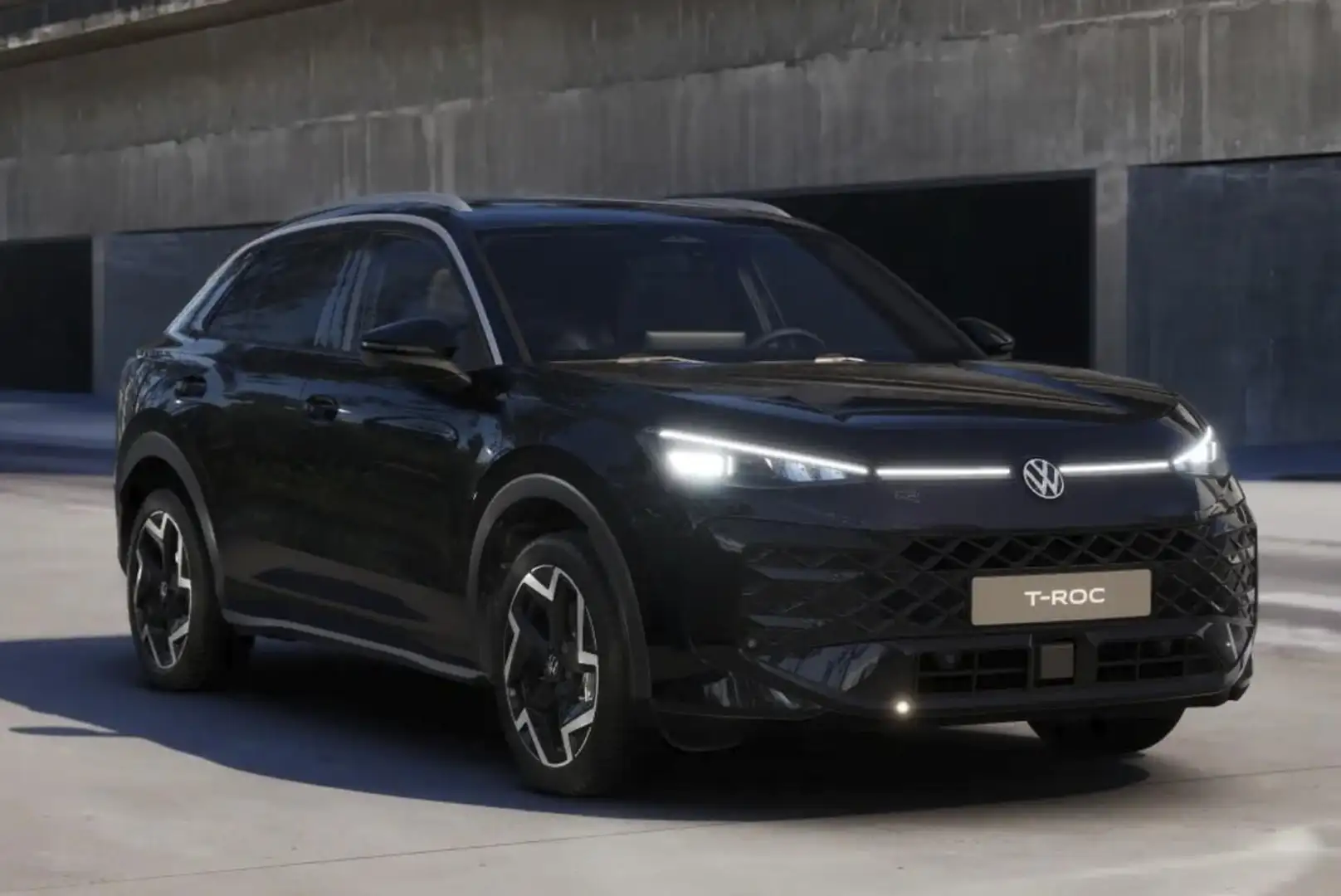 Volkswagen T-Roc R-Line IQ.Matrix Pano AHK EasyO ParkAss+ 110 kW... Schwarz - 2