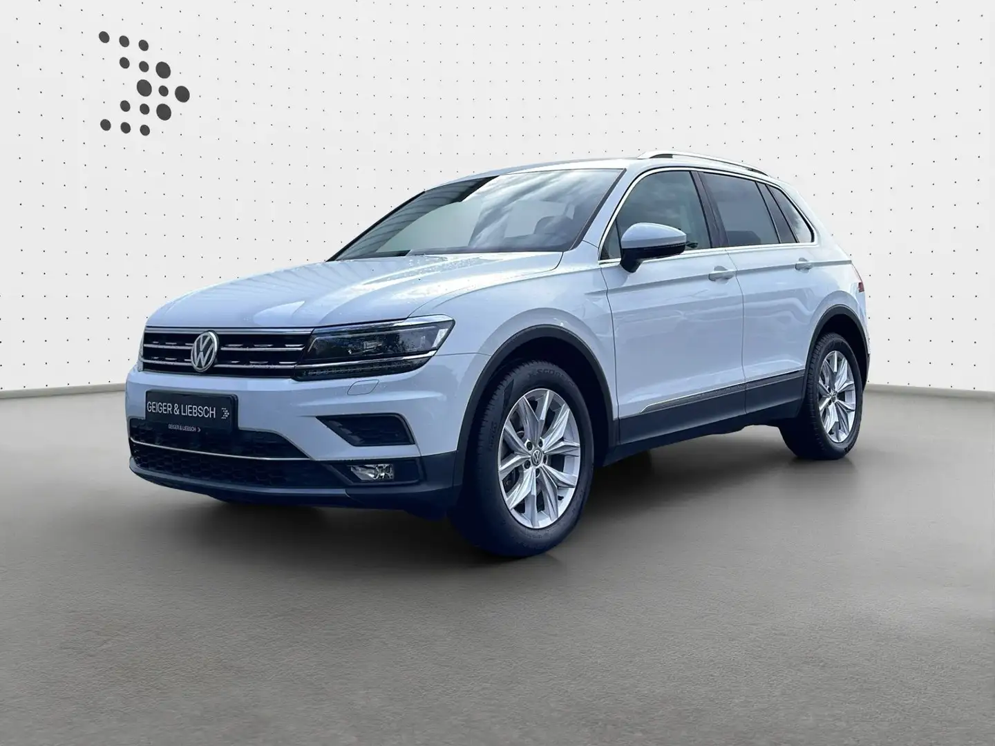 Volkswagen Tiguan 2,0 TDI Highline 4M LED AHK StHz Kamera Bianco - 2