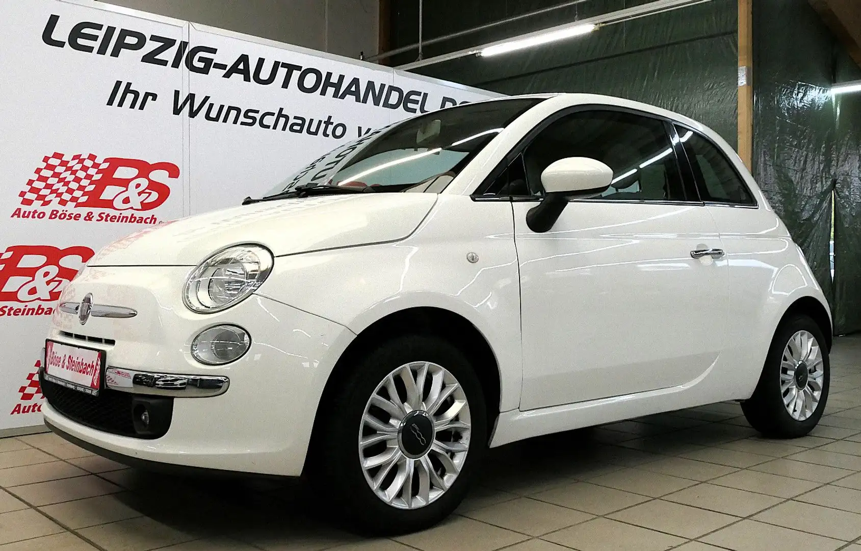 Fiat 500 *KLIMA*PDC*ALU* Wit - 1