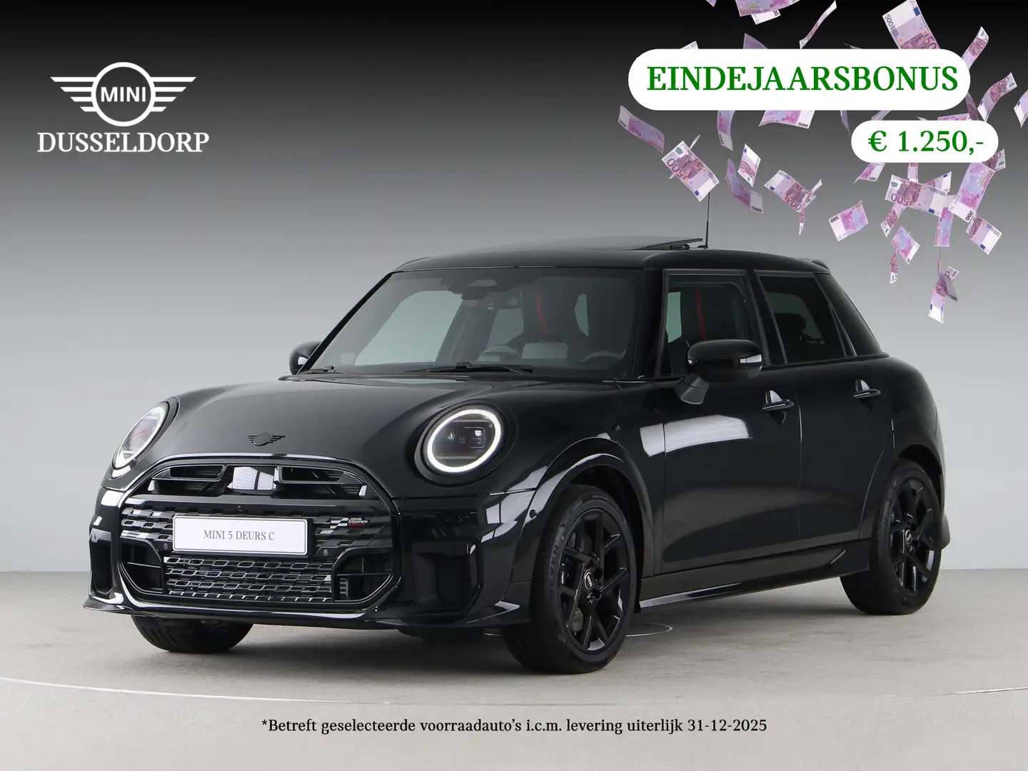 MINI Cooper C 5-deurs John Cooper Works Pakket XL PRIVATE LEASE Noir - 1