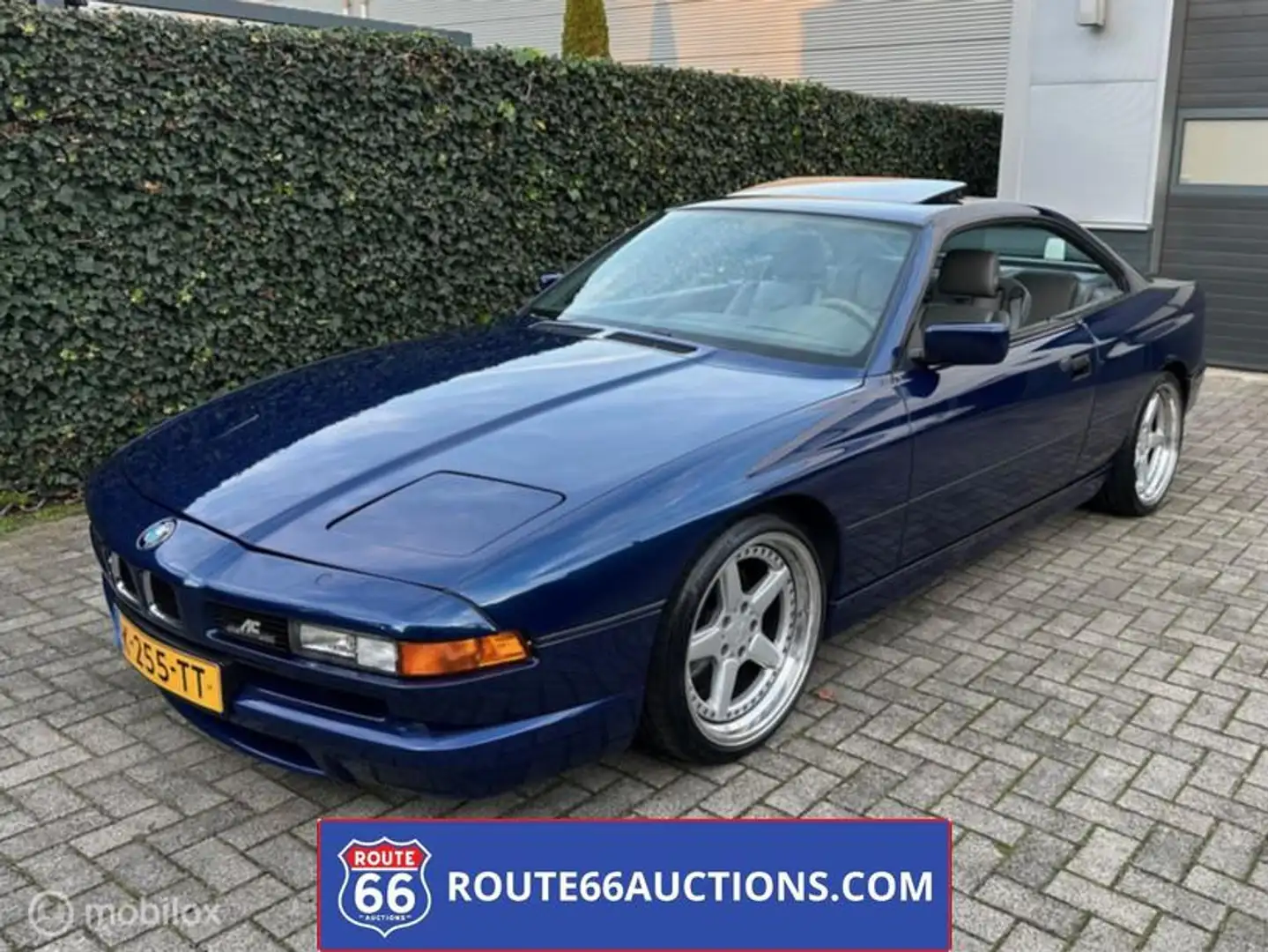 BMW 850 i | 1990 | Route 66 Auctions Zwart - 1