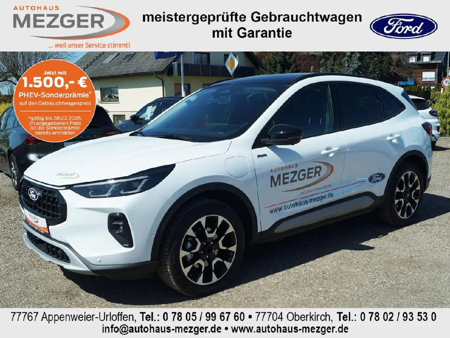 Ford Kuga Plug-In Hybrid Active X Weiß - 2