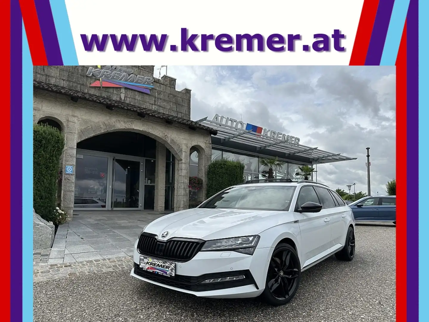 Skoda Superb Kombi 2,0 TDI 4x4 Sportline DSG/AHK/V.COCKPIT/L... Bianco - 1