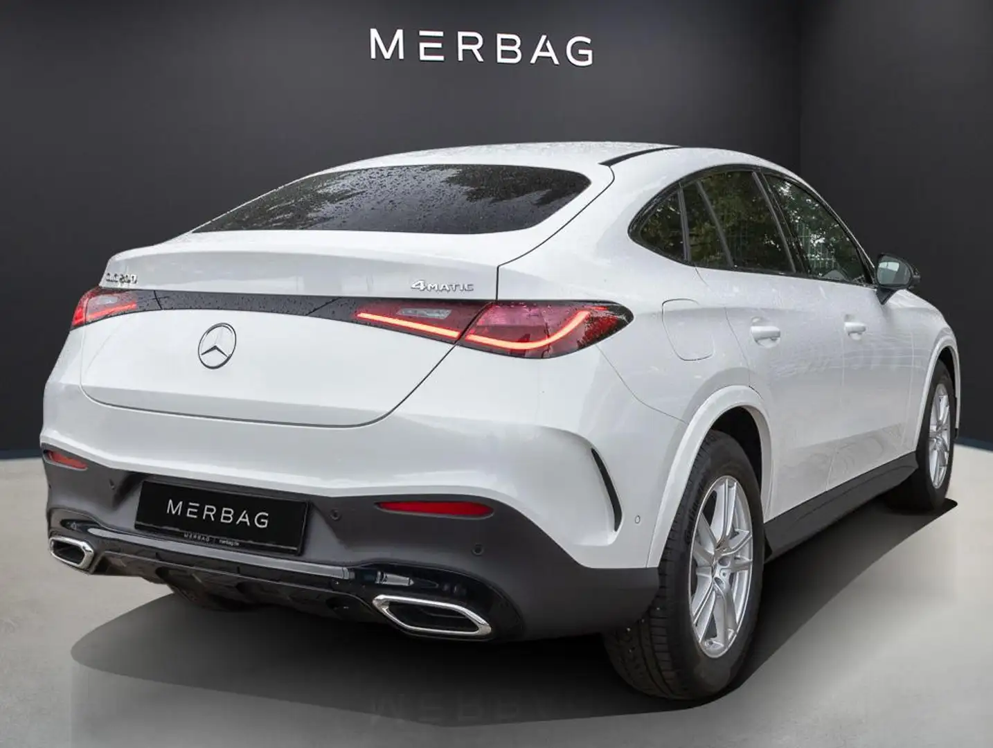 Mercedes-Benz GLC 200 4MATIC Coupé ACC LED Navi Pano SD SHZ LM Weiß - 2