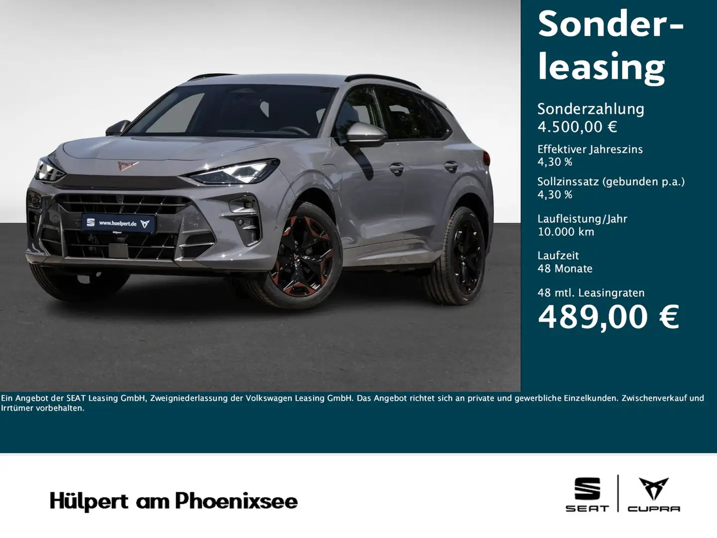 CUPRA Terramar 1.5 VZ HYBRID DSG AHK MATRIX SENNH 19LM Gris - 1