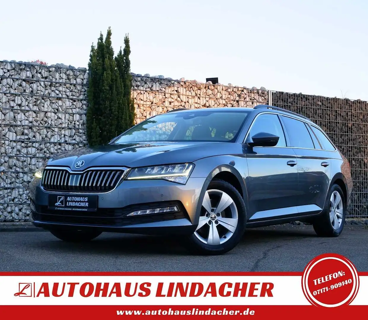 Skoda Superb III Combi 1.5 TSI DSG Ambition I Navi I LED Gris - 1