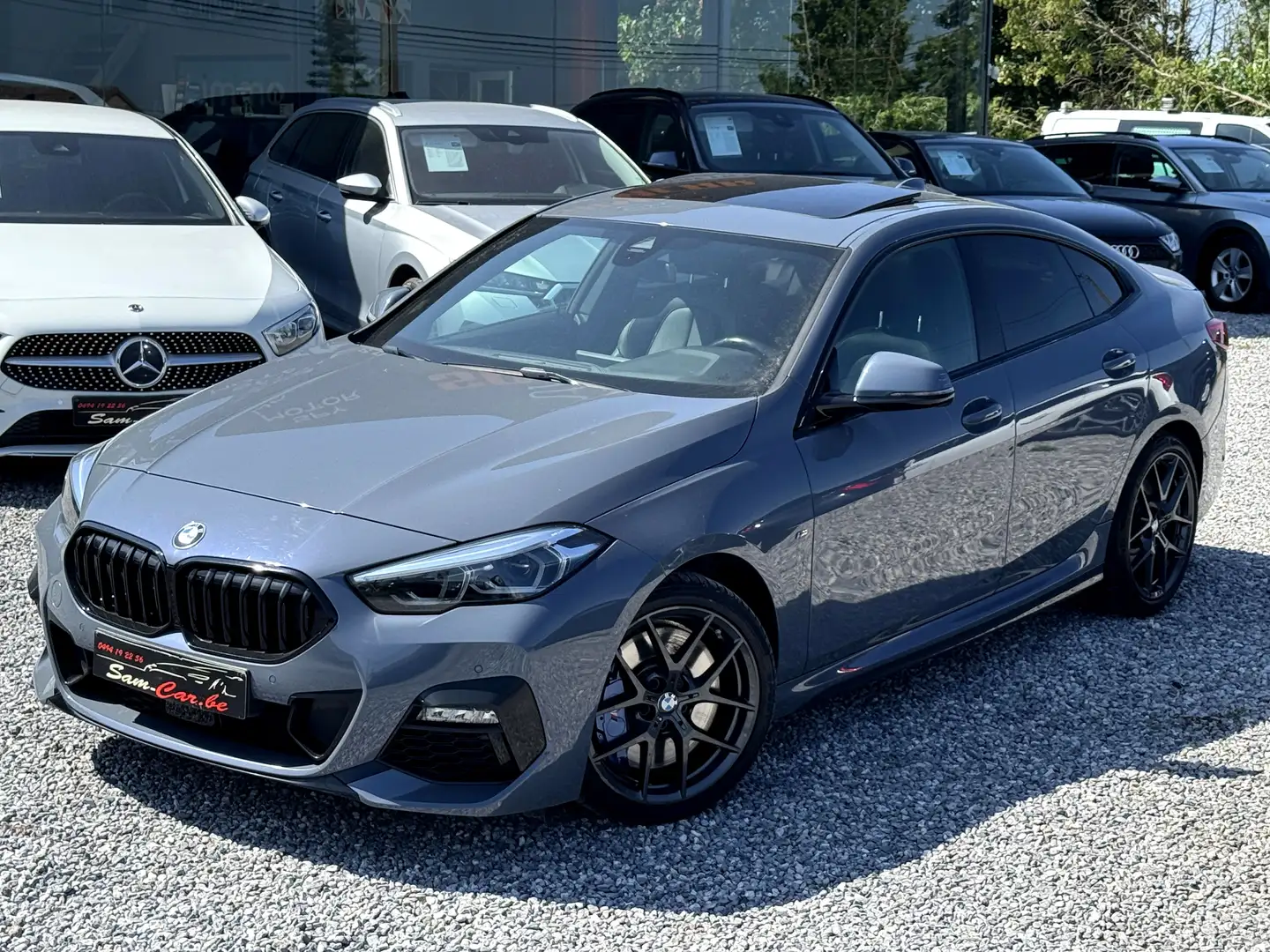 BMW 218 Gran Coupé 218iA Pack-M /PANO/FREIN M/LED Gris - 2