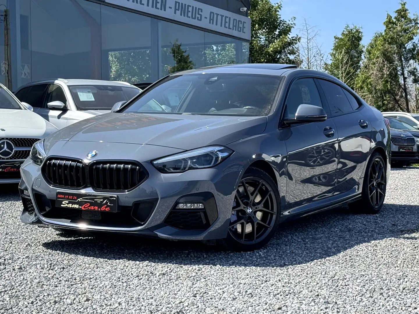 BMW 218 Gran Coupé 218iA Pack-M /PANO/FREIN M/LED Gris - 1