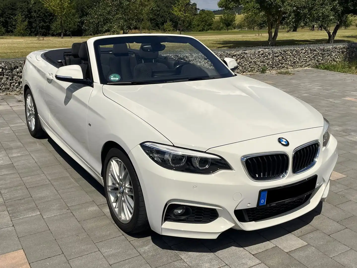 BMW 230 230i Cabrio M Sport Aut. Harman/K LED Navi Blanc - 1