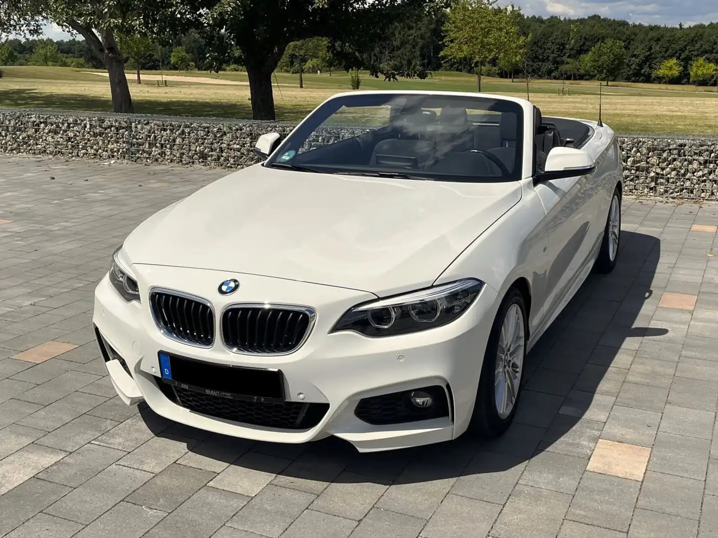 BMW 230 230i Cabrio M Sport Aut. Harman/K LED Navi Blanc - 2