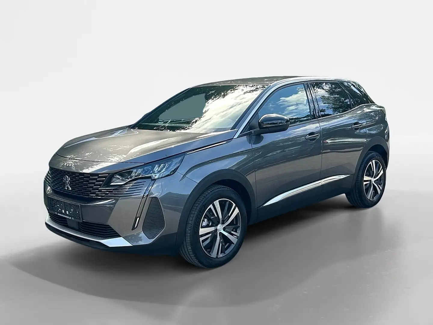 Peugeot 3008 Hybrid 136 E-DCS6 Allure Aut. Gris - 2