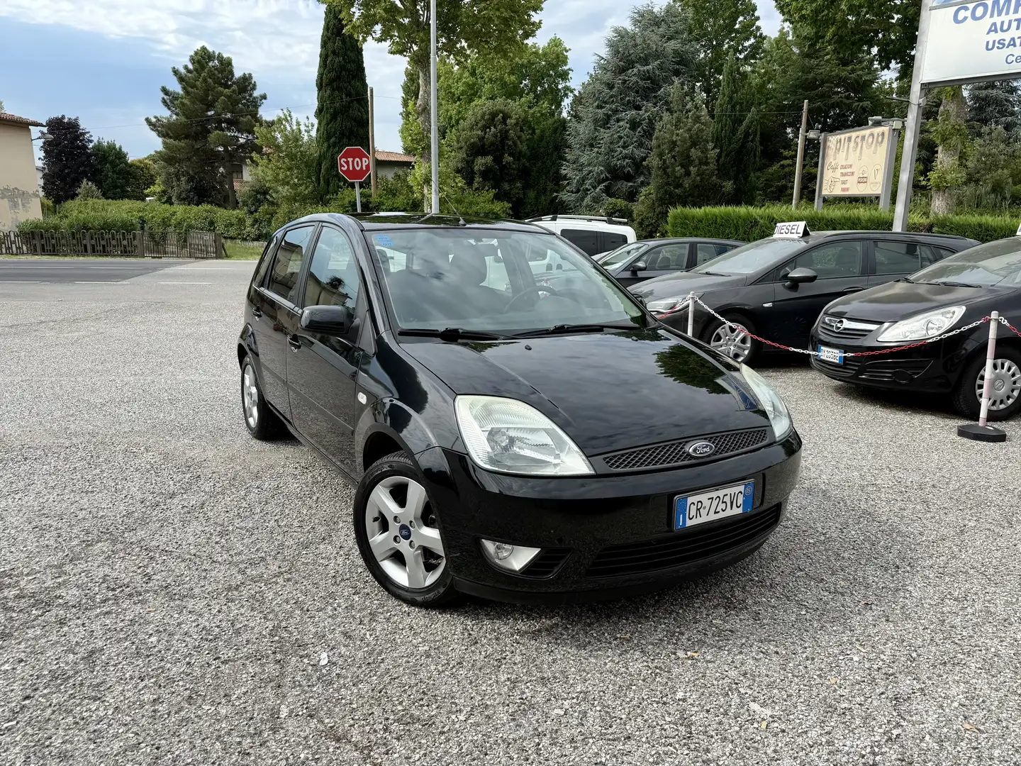 Ford Fiesta 1.2 16v Ok NEOPATENTATI Schwarz - 1