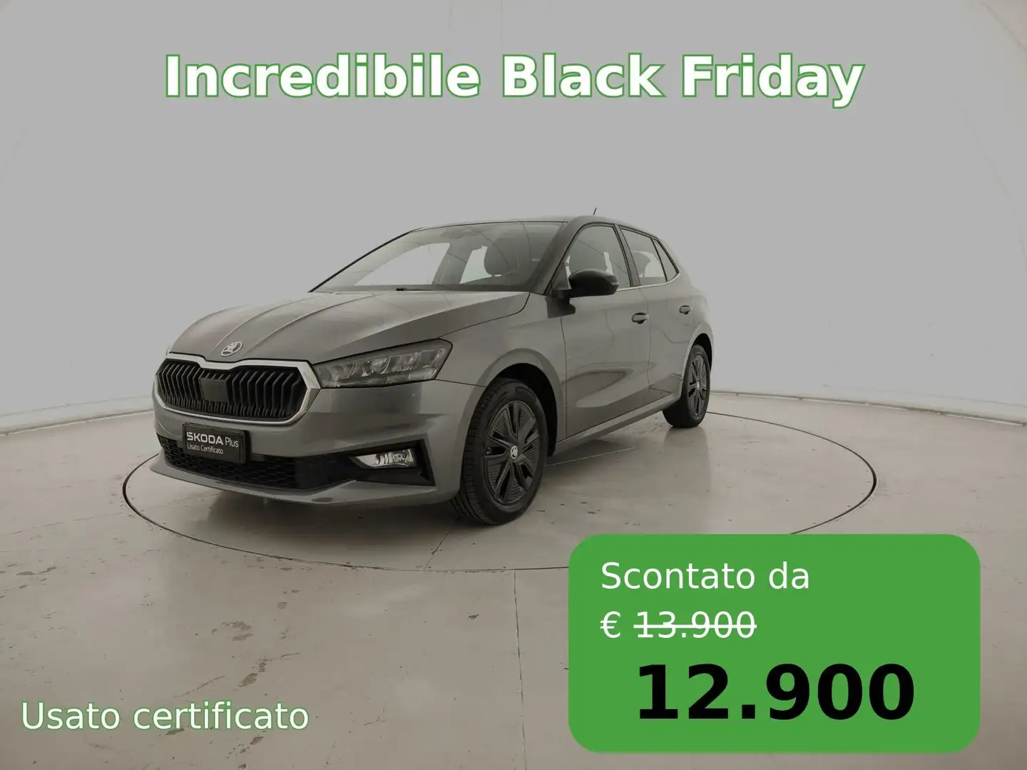 Skoda Fabia Fabia 1.0 MPI 80 CV Style Grigio - 1