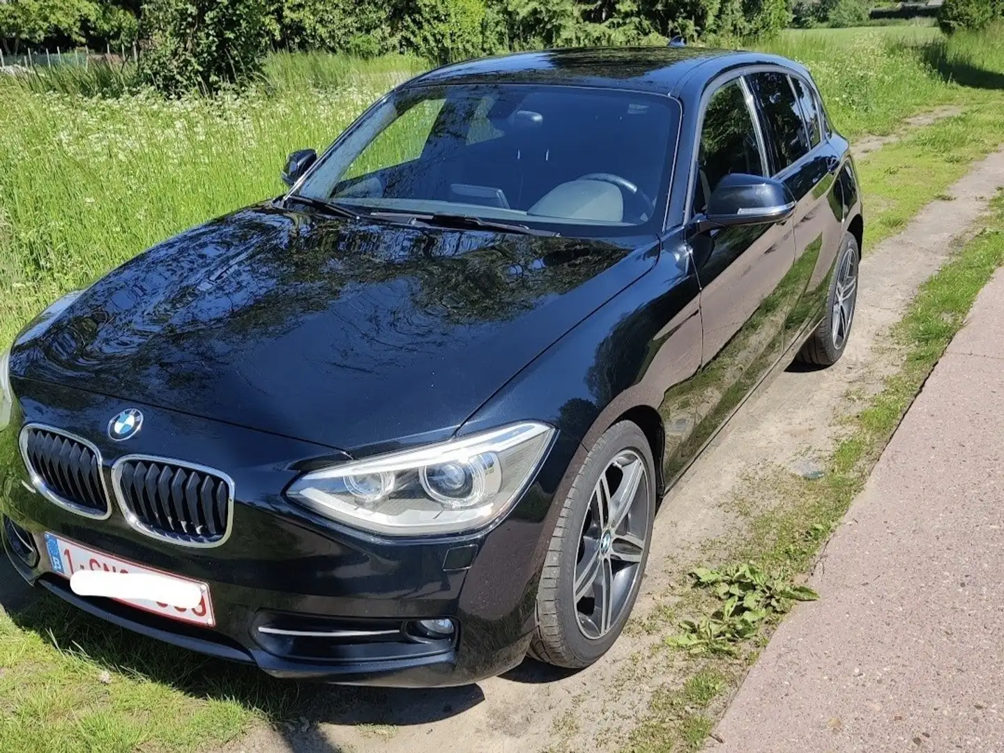 BMW 118 118d Sport Line Noir - 1