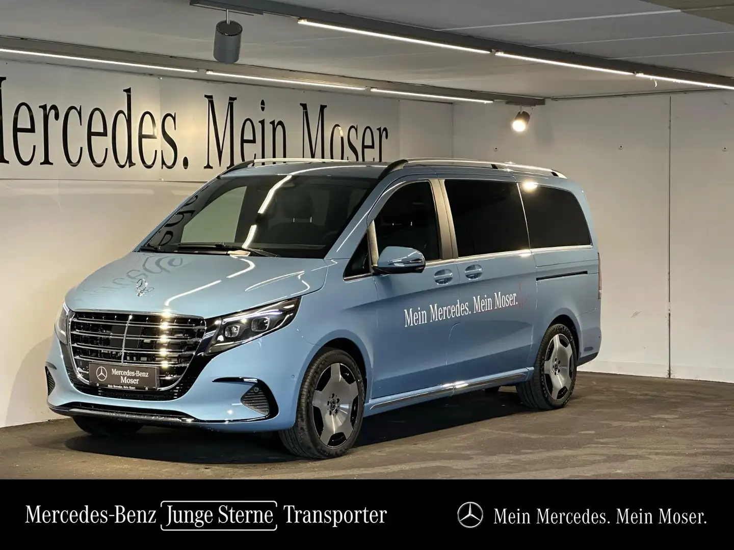 Mercedes-Benz V 300 d 4MATIC EXCLUSIVE Lang Blau - 1
