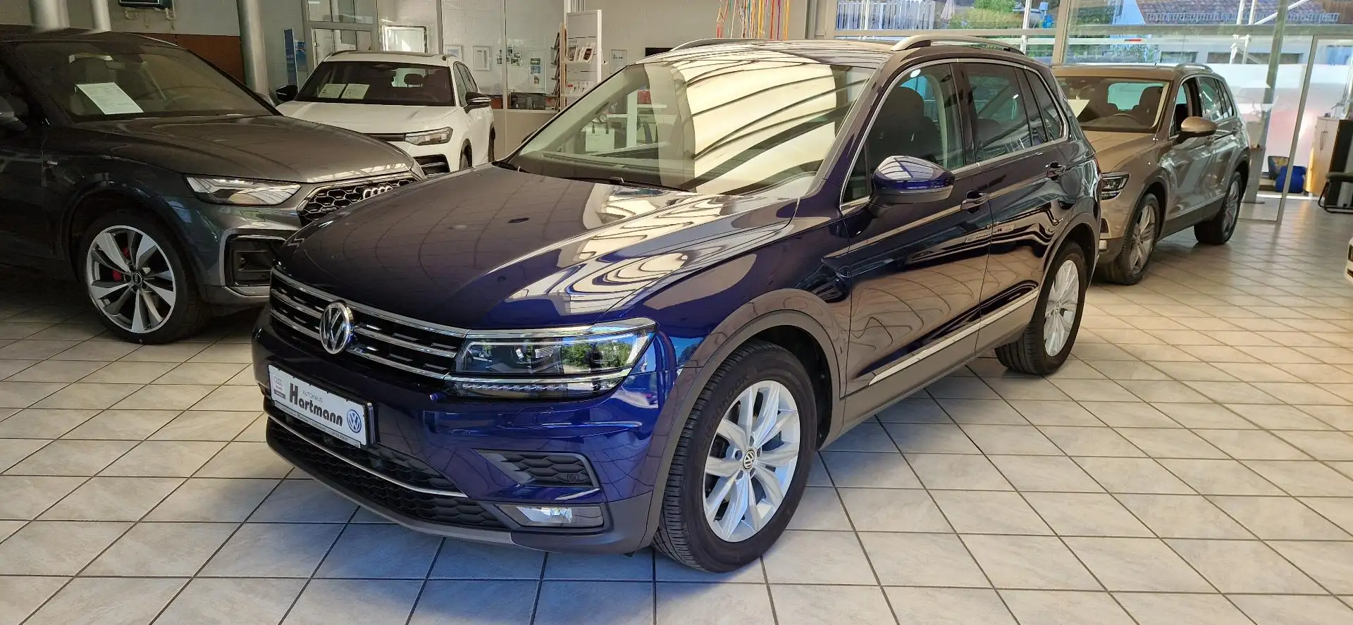 Volkswagen Tiguan Highline 2,0TDI Navi LED ergoAktive AreaView Assistenzpaket Blau - 1