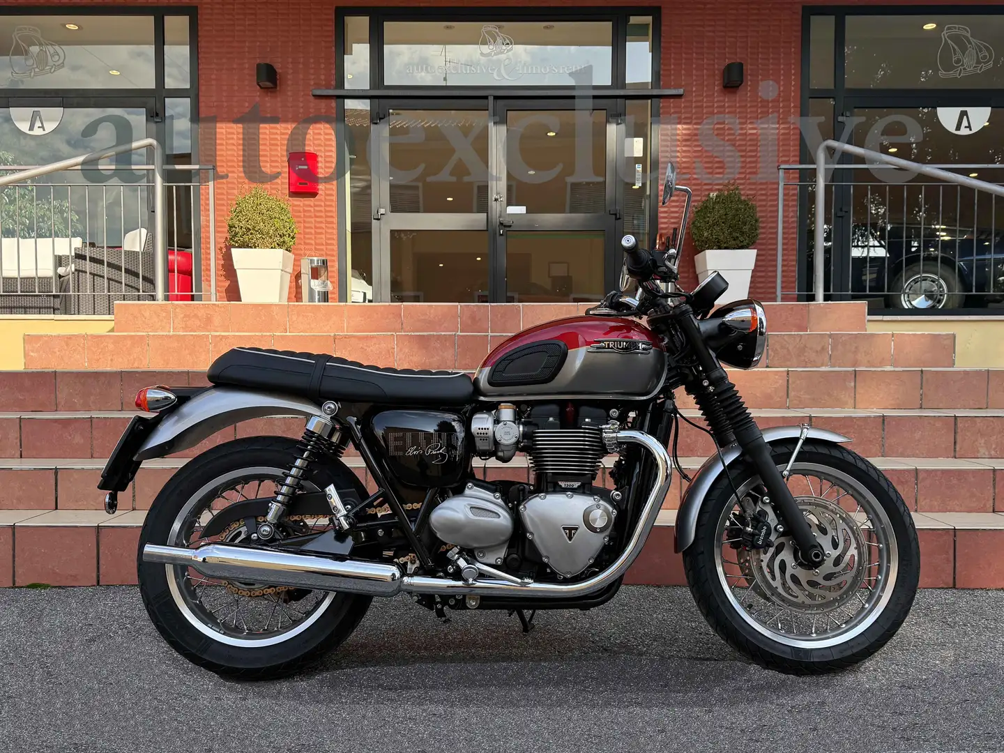 Triumph Bonneville T120 ELVIS PRESLEY numerata 734/925 Rosso - 2