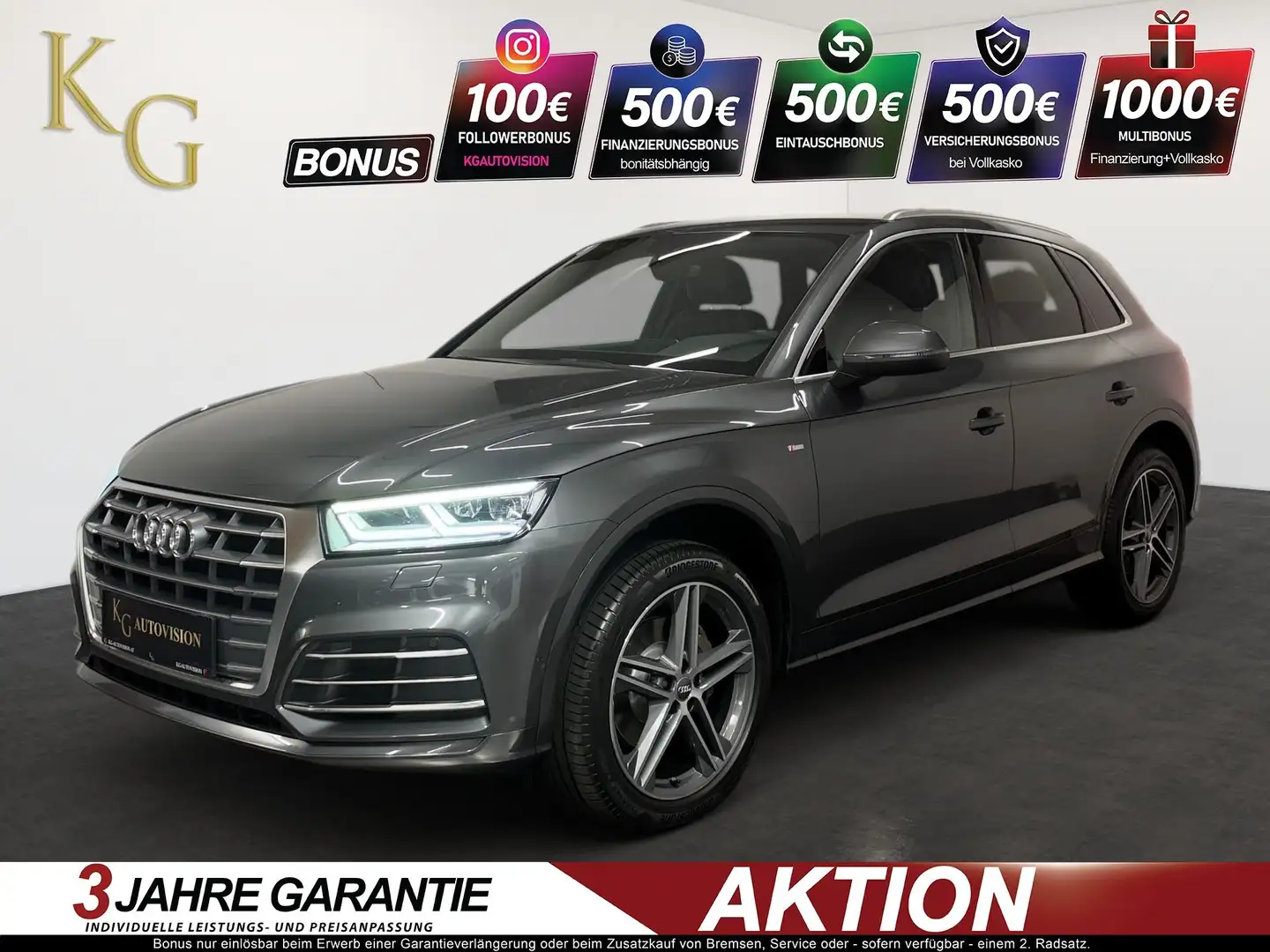Audi Q5 2.0TDI quattro S-line ab ca. 235€ monatlich Grau - 1