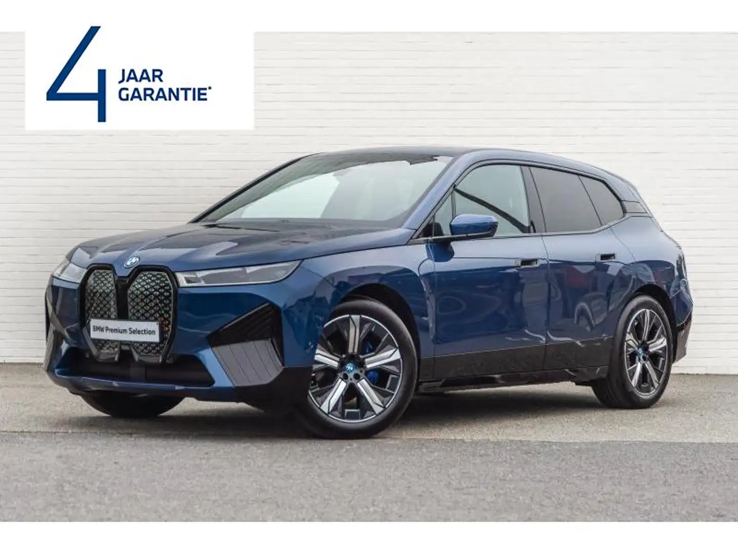 BMW iX xDrive40 Bleu - 1