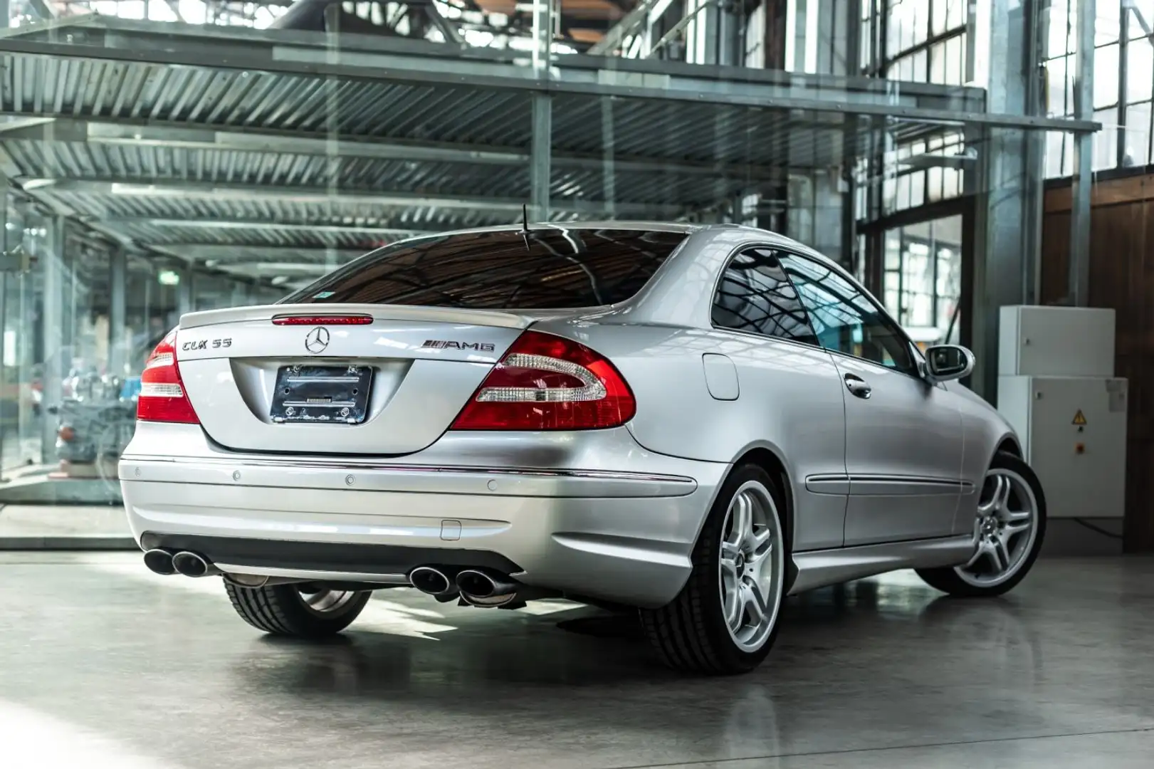 Mercedes-Benz CLK 55 AMG Coupe Silber - 2
