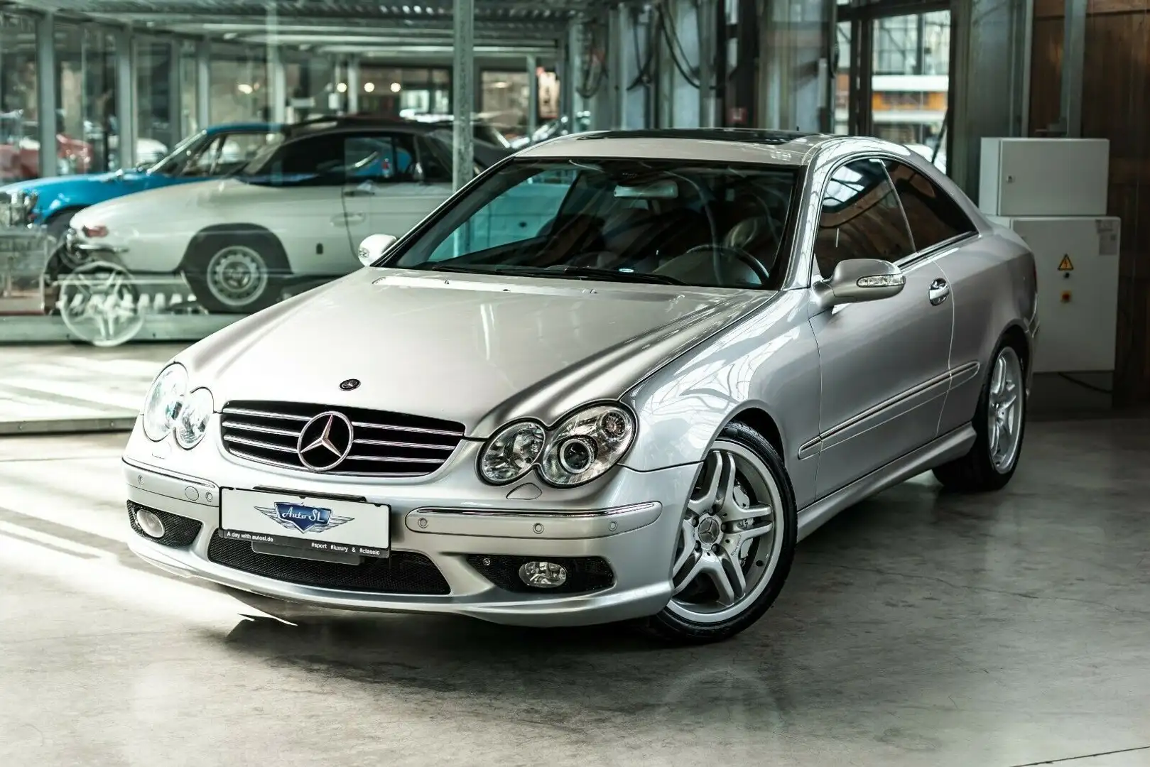 Mercedes-Benz CLK 55 AMG Coupe Argintiu - 1
