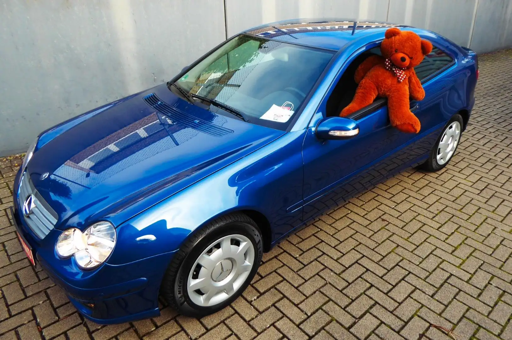 Mercedes-Benz C 160 Sportcoupe 1.Hand original 44.500 km! Blau - 1